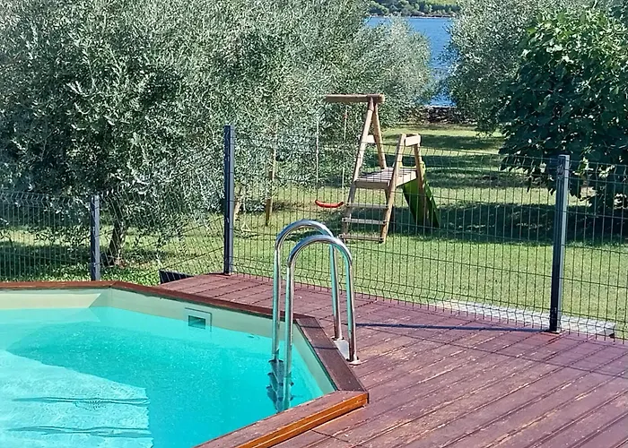 House Beta With Pool, Jacuzzi, Playground & Bbq In An Olive Grove With A Beach, Pomer - Istria Nyaraló